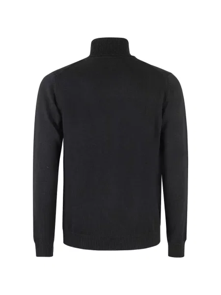 Pulover Roberto Collina tricotate negru