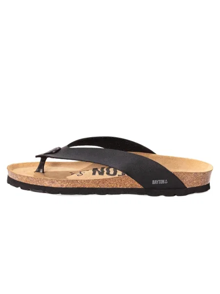 Bayton Flip-flops Lucca gri negru