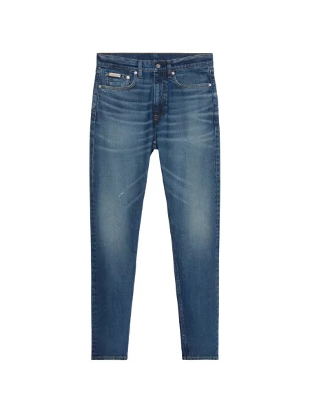 Blugi Calvin Klein zdrențuiți albastru