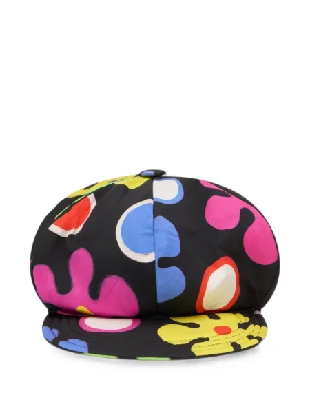 Șapcă Moschino cu model floral cu imagine negru