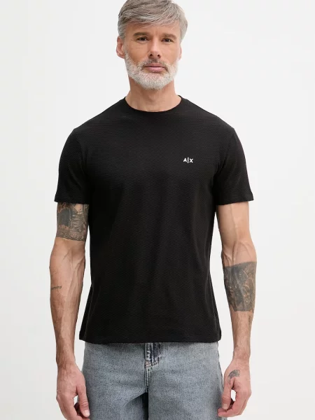Armani Exchange kratka majica črna