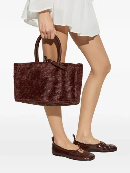 Geantă shopper Lié Studio maro