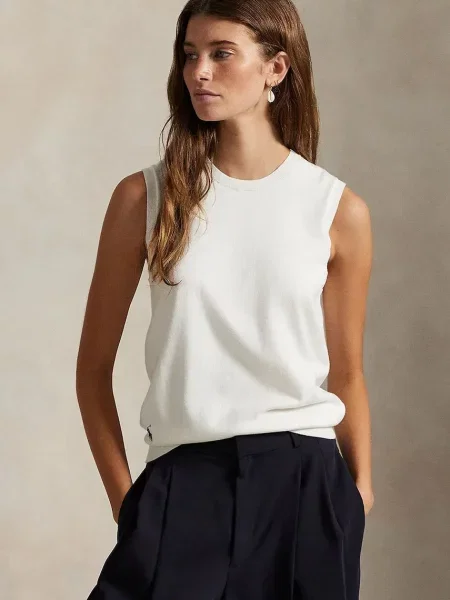 Polo Ralph Lauren pulover alb