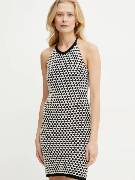 Simona Corsellini rochie mini mulata negru