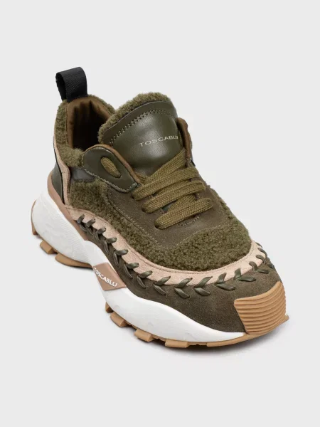 Кроссовки Tosca Blu зеленые
