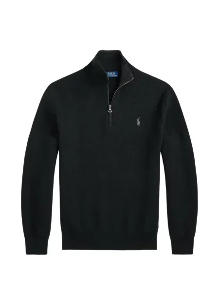 Gulerat șosete Polo Ralph Lauren de lână cu dungi negru