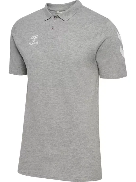 Polo Hummel Go Chevron szara