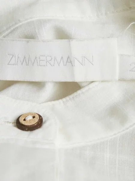Bluză Zimmermann cu broderie alb