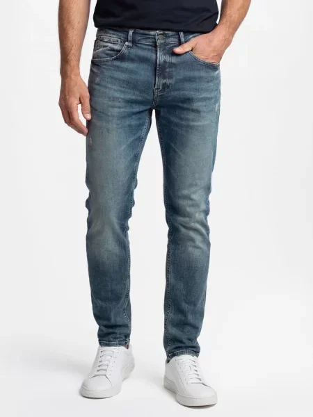 BOSS Orange Dżinsy Onyx Slim Taper Mężczyźni niebieski