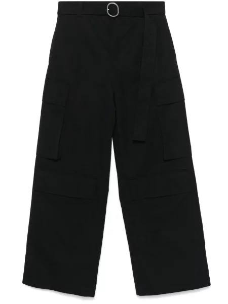 Pantaloni cargo Jil Sander negru