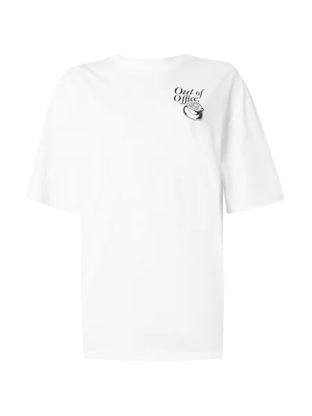 HUGO Tricou negru alb