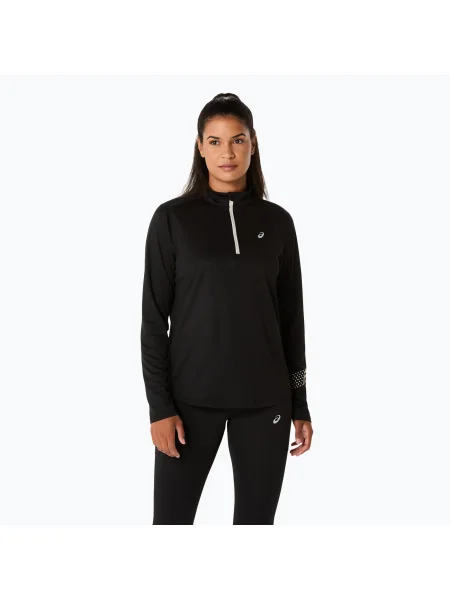 Tricou mânecă lungă Asics alergare negru