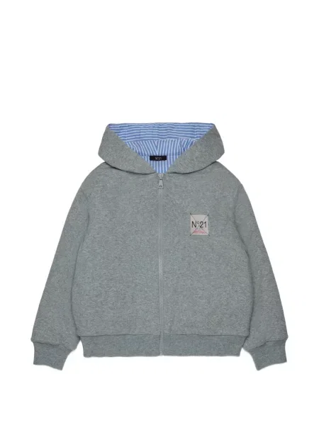 Bluza z kapturem dziecięca N°21 szara