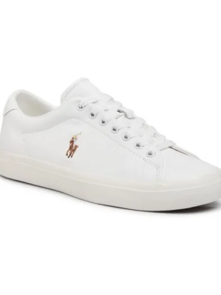 POLO RALPH LAUREN Bőr tornacipő LONGWOOD fehér