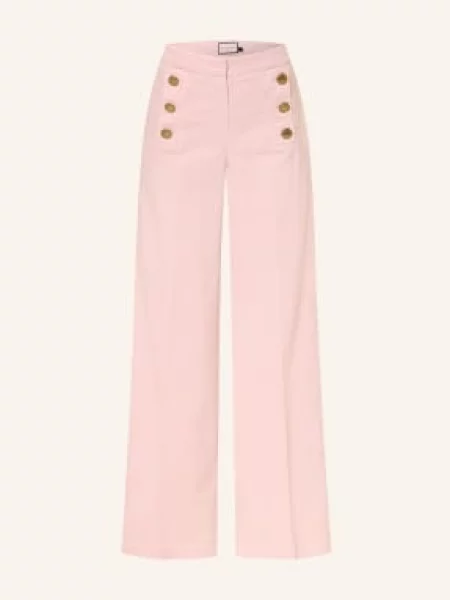 Seductive Dżinsy Z Rozszerzanymi Nogawkami Bridget pink różowe