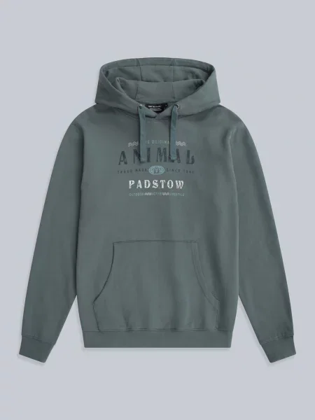 River Padstow męska bluza z kapturem Green zielona