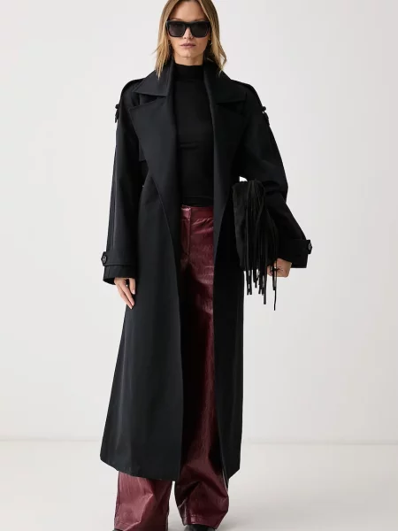 Le Privé пальто SOLANGE COAT NOIR