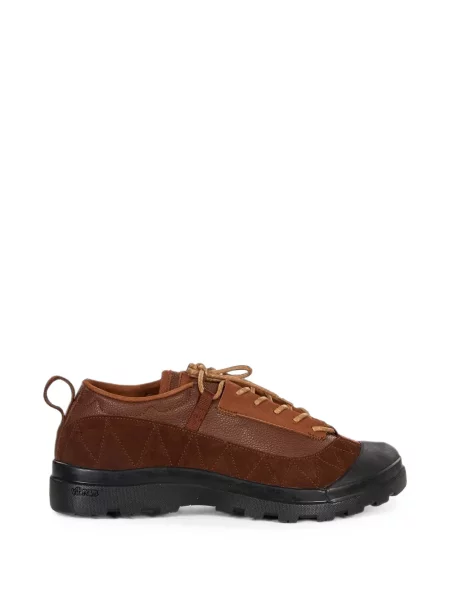 Sneakerși Ranra din piele maro