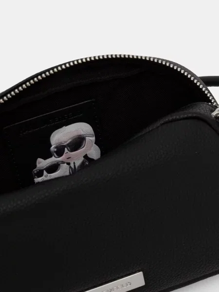 Кожаная сумка через плечо Karl Lagerfeld