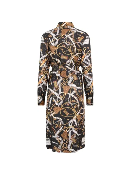 Rochie midi Moschino cu imagine negru