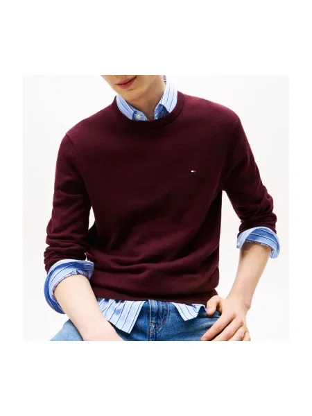 Pulover Tommy Hilfiger bordo