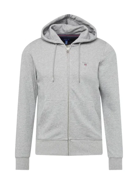 GANT Hanorac bleumarin / gri amestecat / roșu