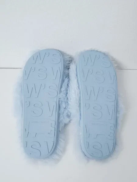 Меховые тапочки Women'secret синие
