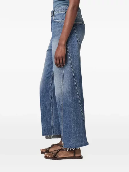 Blugi cu picior larg Allsaints albastru