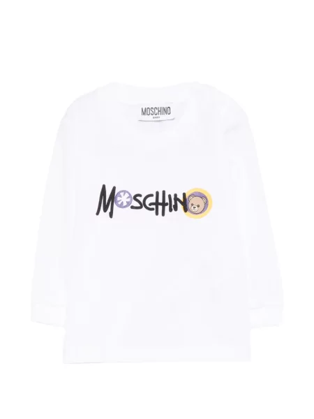 Koszulka dziecięca Moschino biała