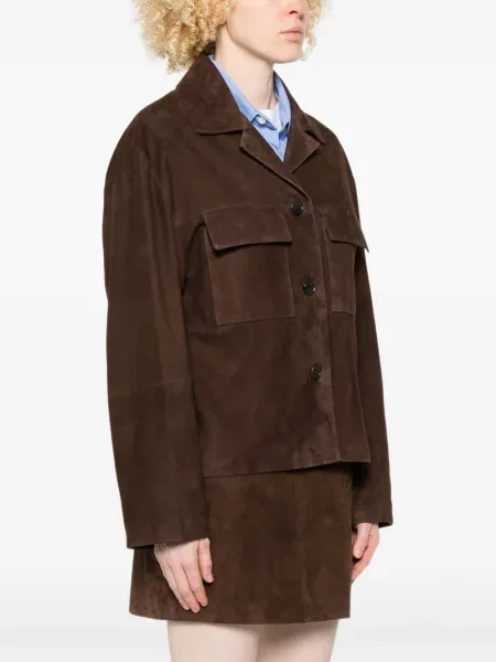 Geacă Arma din piele de căprioară maro