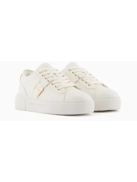 Sneakerși Armani Exchange alb