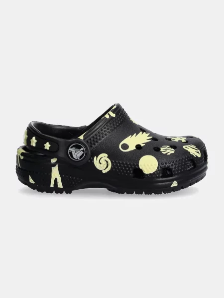 Crocs pantofle CLASSIC GLOW SPACE CLOG černé