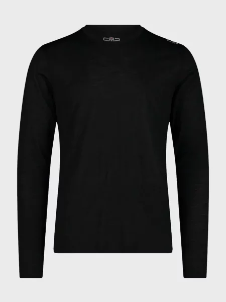 Шерстяной лонгслив Cmp черный