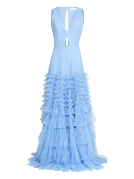 Rochie maxi Lethicia Bronstein de costum albastru