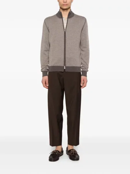 Pantaloni Briglia 1949 plisate maro
