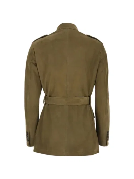 Palton Tagliatore din piele verde
