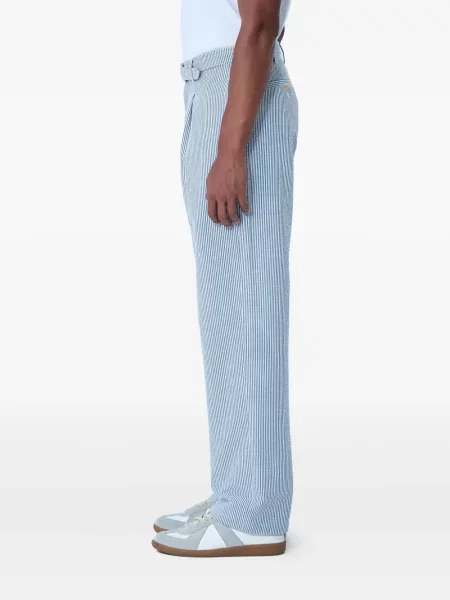 Pantaloni Noah cu dungi albastru