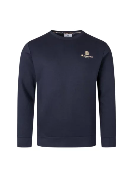Bluza Aquascutum z logo niebieska