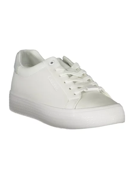 Sneakersy Calvin Klein skórzane białe