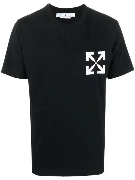 Tricou Off-white cu autograf alb