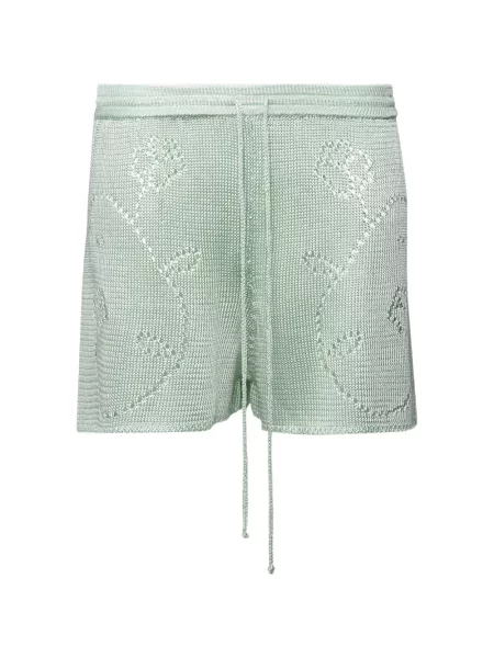 Pantaloni scurți Calle Del Mar tricotate verde