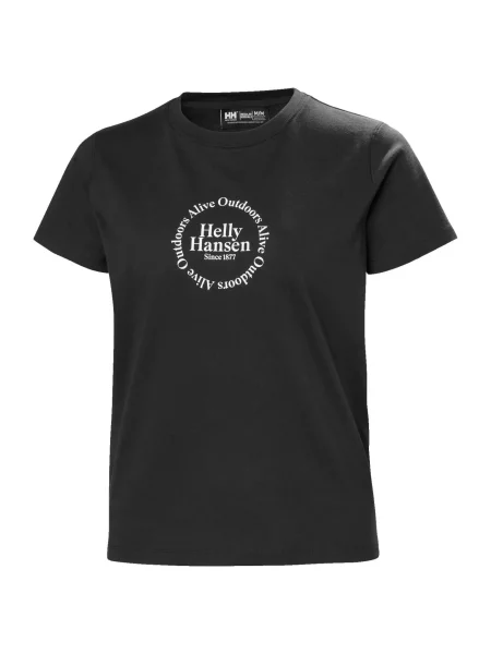 Koszulka Helly Hansen Core Graphic czarna