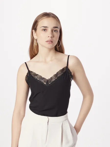 ABOUT YOU Top Ronja' črna