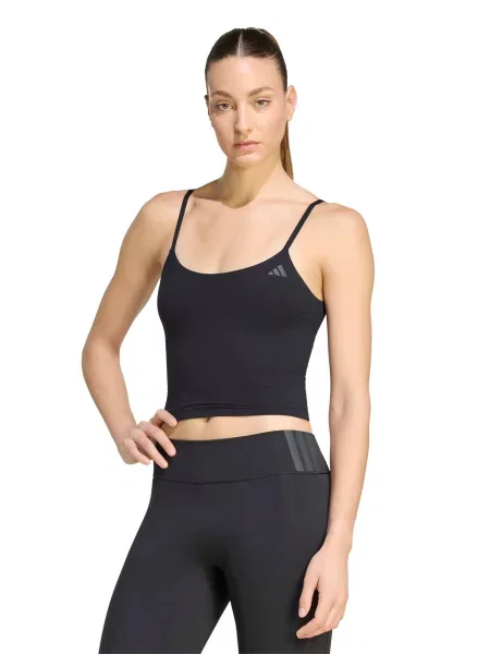 ADIDAS PERFORMANCE Športový top ALL ME ESS sivá čierna