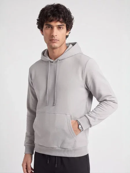 Tommy Life Mikina světle šedá
