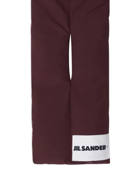 Fular Jil Sander cu autograf roșu