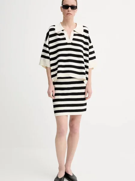 Спідниця Gestuz mini пряма чорний