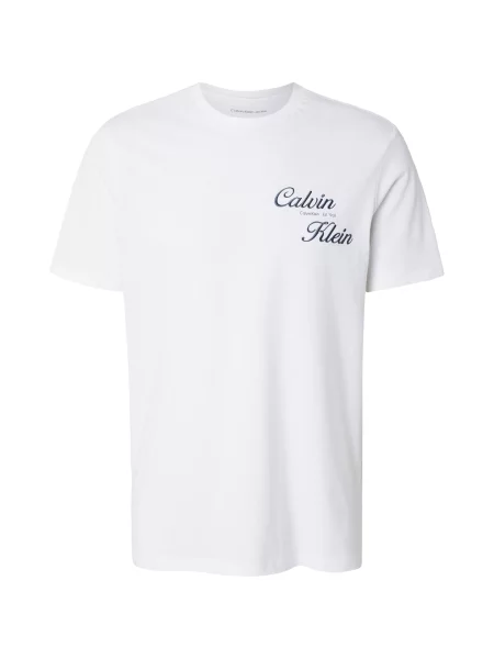 Calvin Klein Jeans Tricou SS EU alb