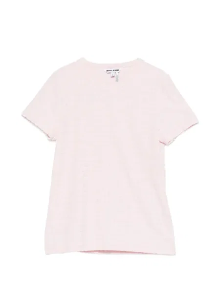 Tricou Dkny din jacard roz