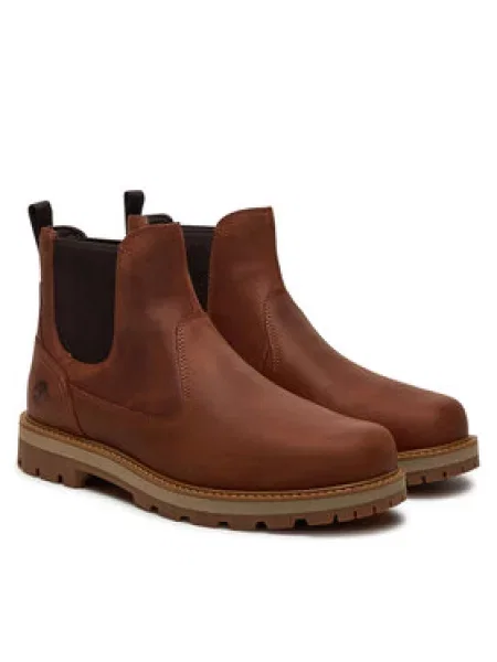 Timberland Kotníková obuv s elastickým prvkem Britton Road Mid Chelsea hnědá